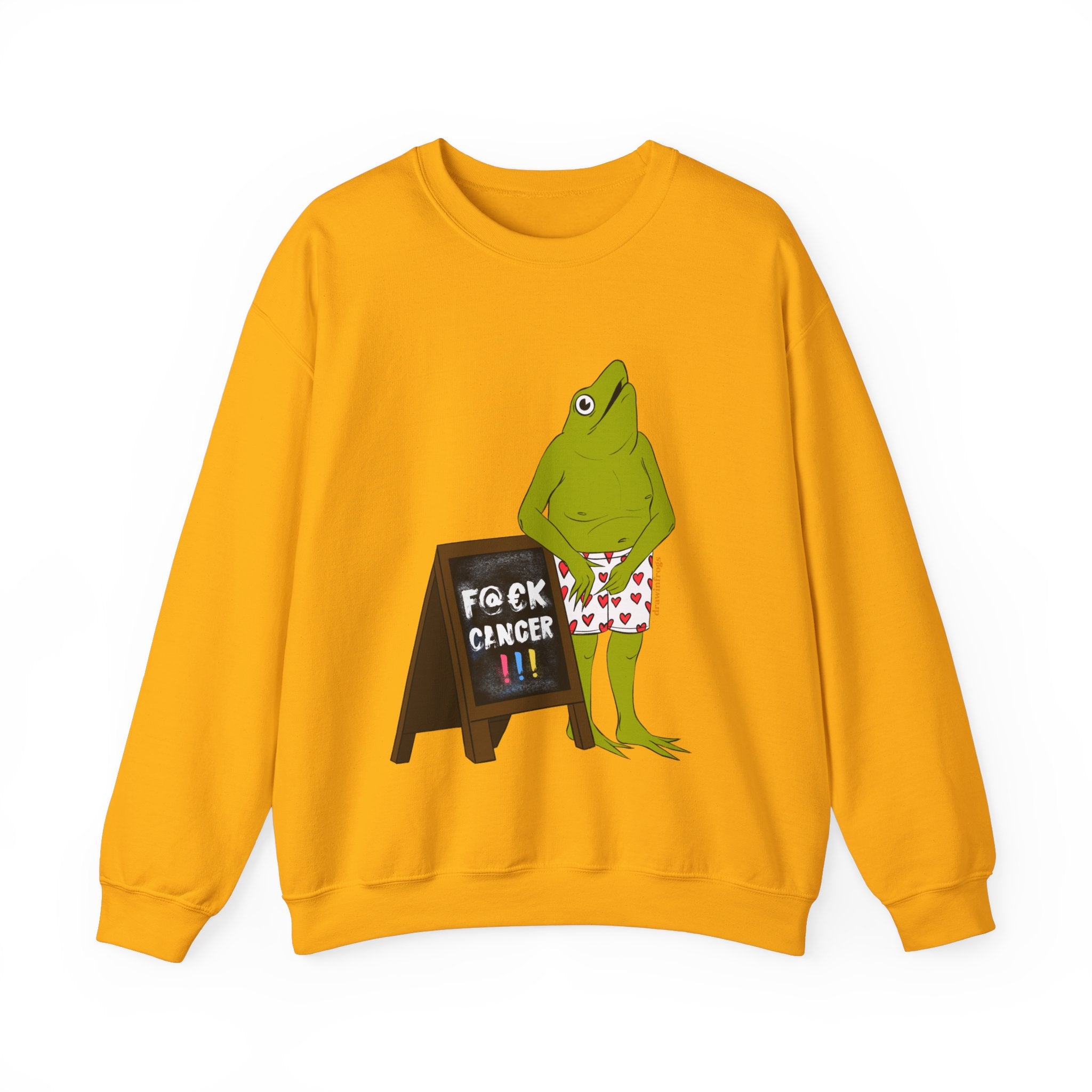 F Cancer Frogs Sweatshirt