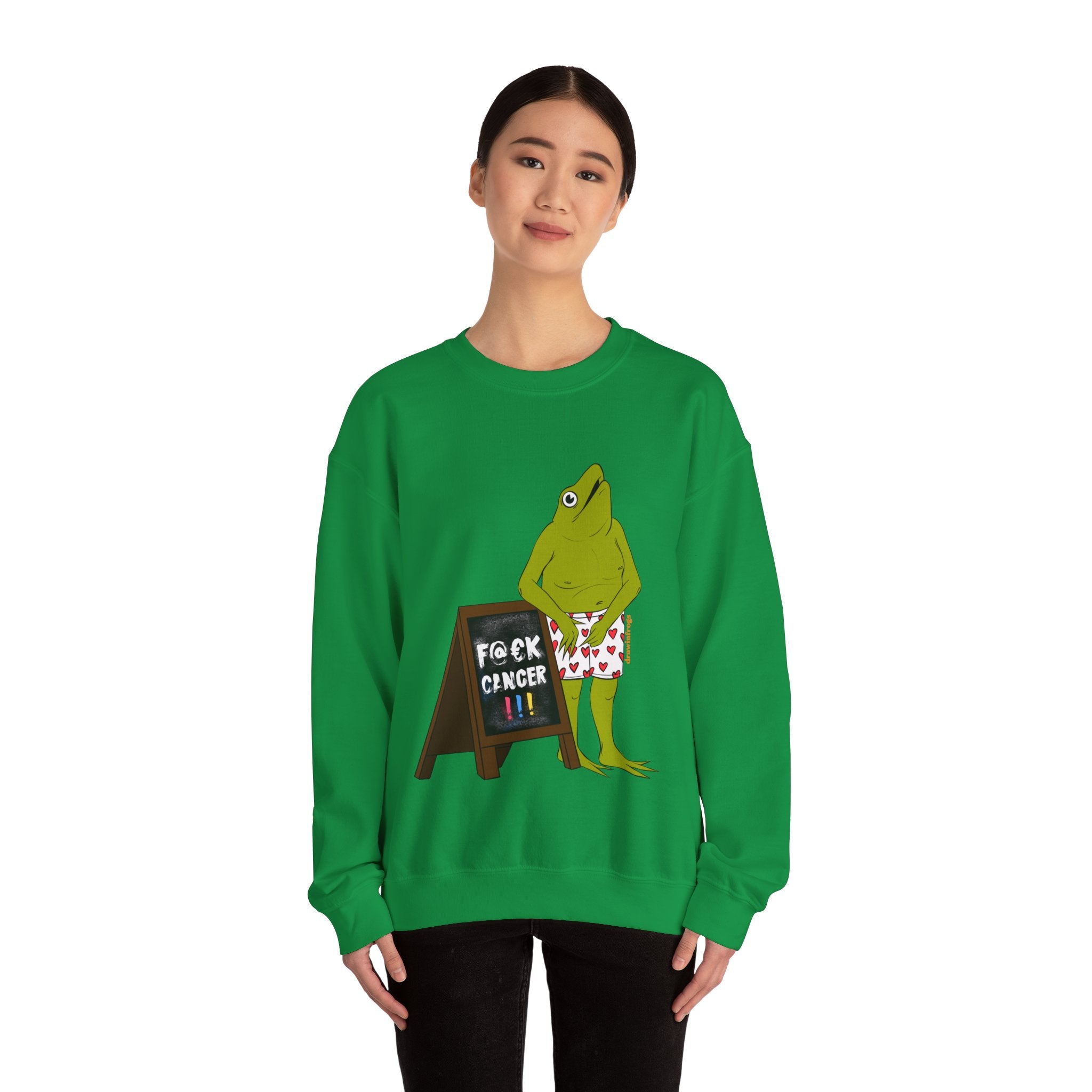 F Cancer Frogs Sweatshirt