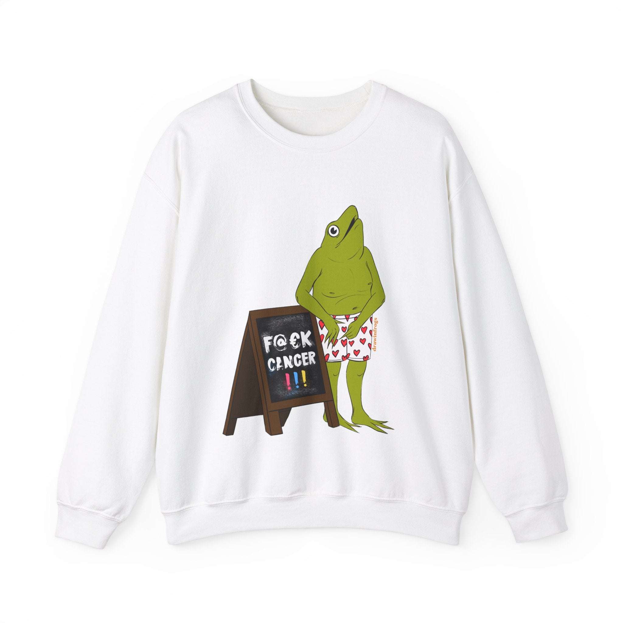 F Cancer Frogs Sweatshirt