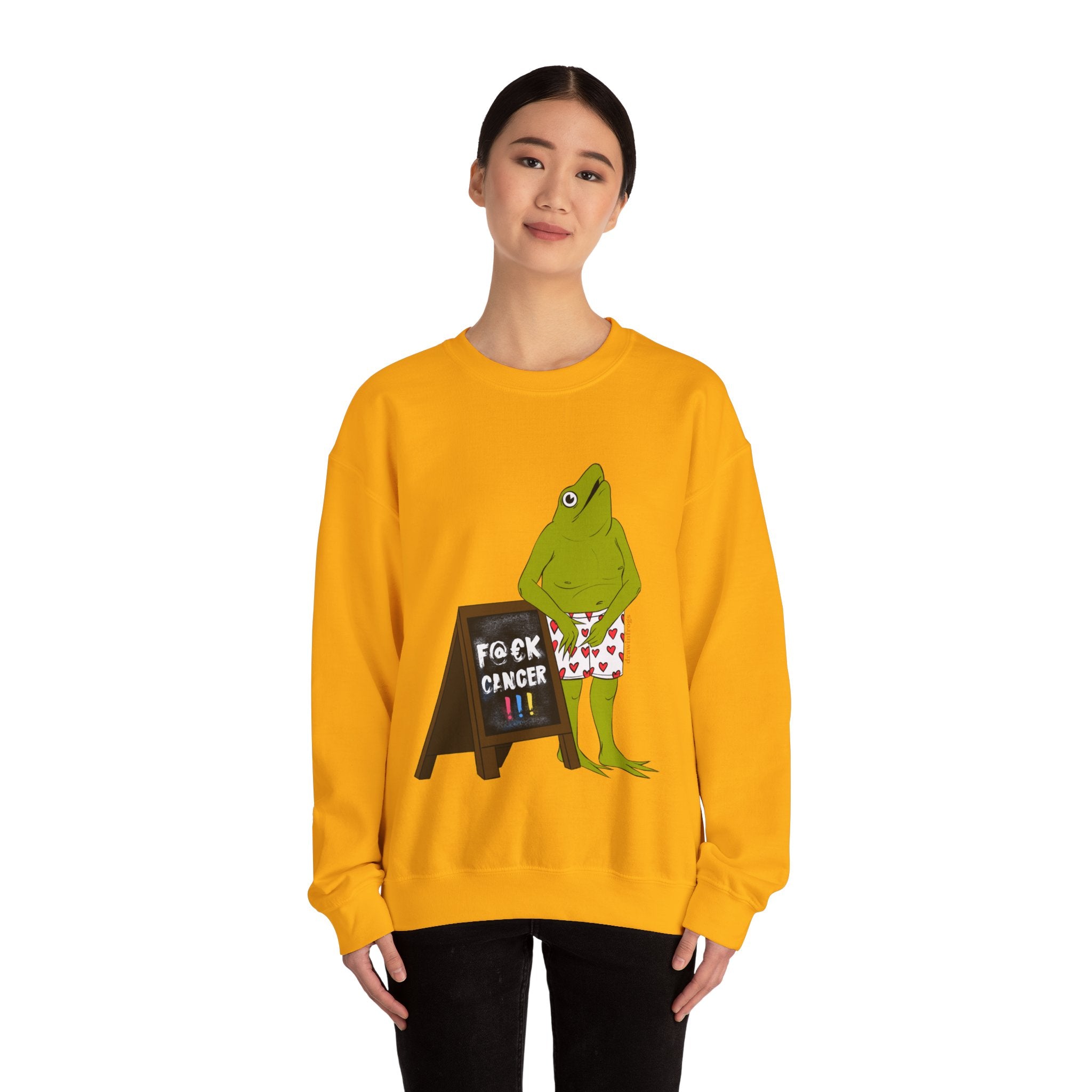 F Cancer Frogs Sweatshirt