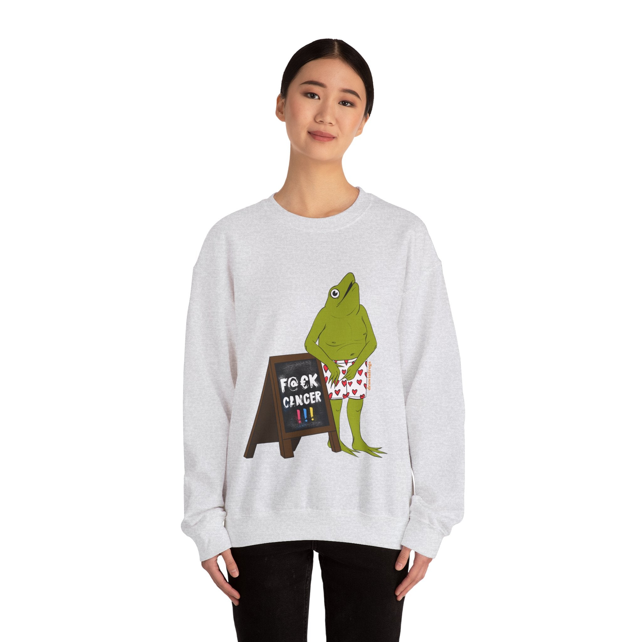 F Cancer Frogs Sweatshirt