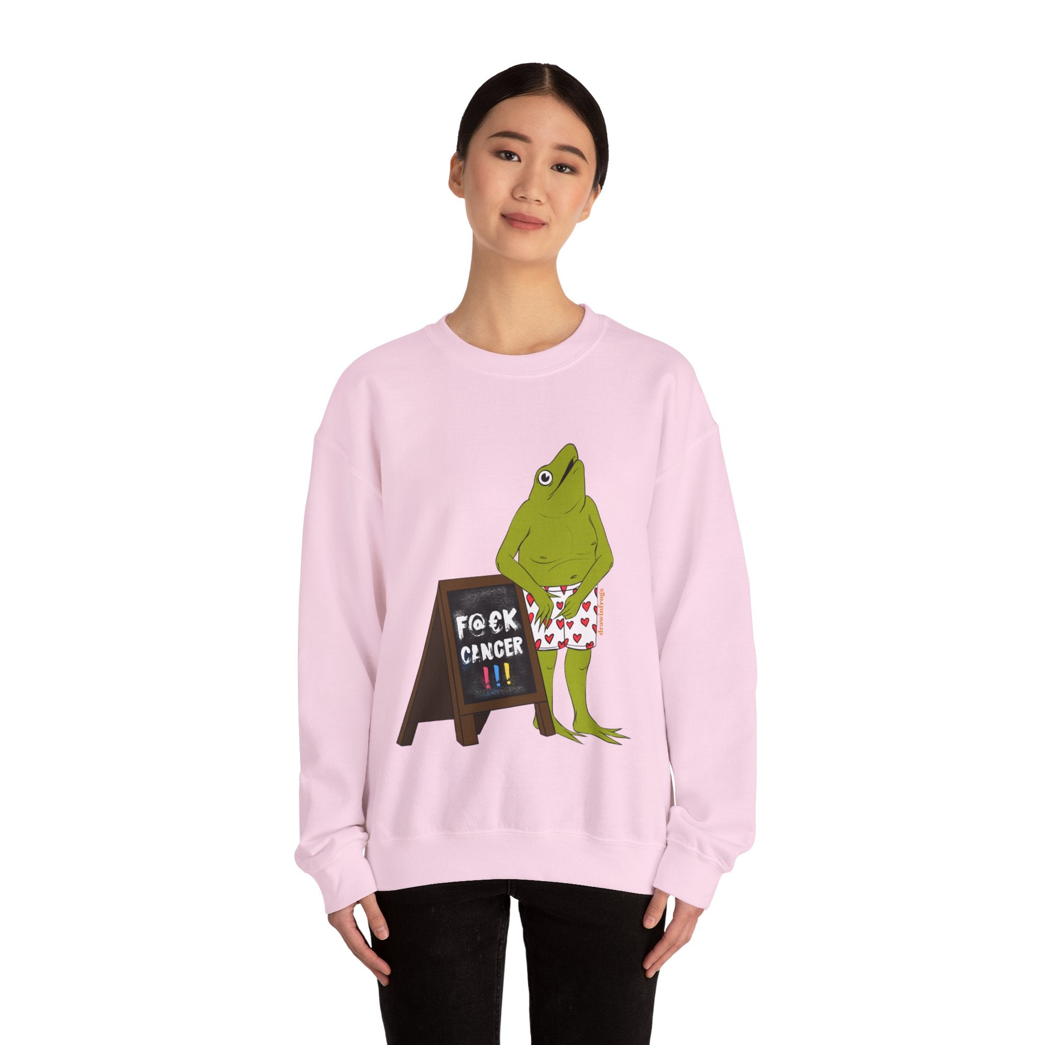 F Cancer Frogs Sweatshirt