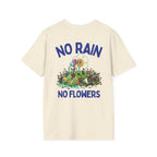NO RAIN NO FLOWERS