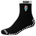 BLACK + WHITE GRIPPPY SOCKS