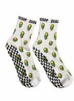 GRIPPY SOCKS LEMON LIME